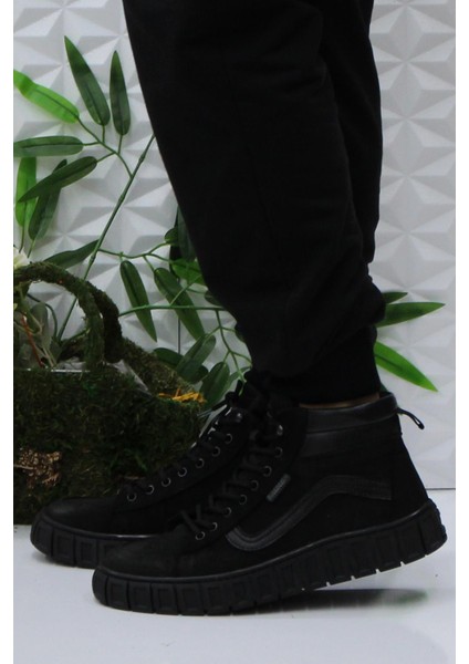 250117 Siyah Nubuk Rahat Esnek Orijinal Ürün Erkek Bot modelleri