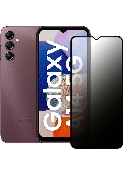 Samsung Galaxy A14 Hayalet Privacy Gizli Cam Ekran Koruyucu