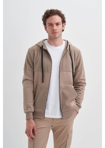 Erkek Sweatshirt Vizon 5083