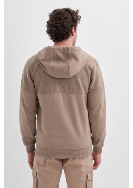 Erkek Sweatshirt Vizon 5083 modelleri