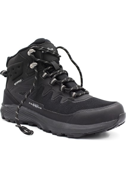 M.p Premıum 242-1800 Waterproof Phlon Hafif Taban Bağcıklı Uniseks Bot Siyah