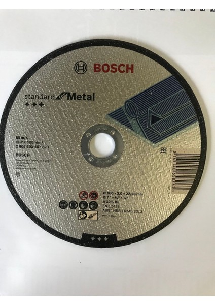 Standart Seri Metal Kesme Taşı 10 Adet