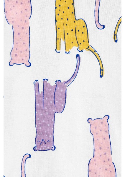 Küçük Kız Çocuk Pijama Set 4'lü Paket modelleri