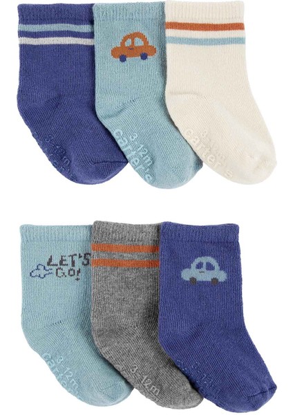 Erkek Bebek Çorap Set 6'lı Paket
