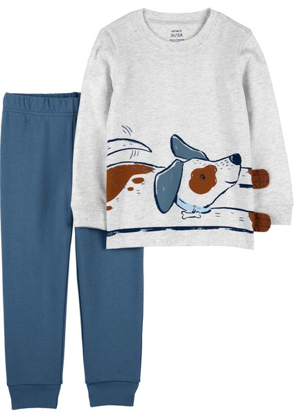 Erkek Bebek Alt Üst Set 2'li Paket