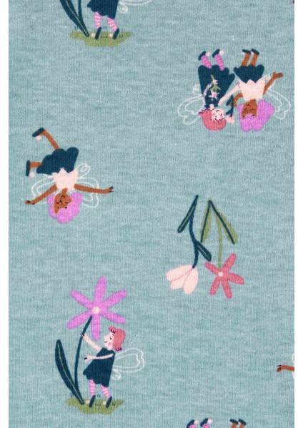 Küçük Kız Çocuk Pijama Set 4'lü Paket modelleri