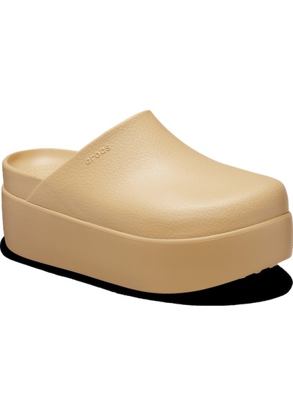 Dylan Platform Clog Kadin Bej Terlik 209869-209