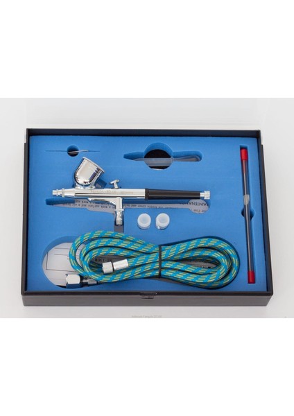 BD-130K Double Action Airbrush Seti 0,2 - 0,3 ve 0,5mm Hobi Airbrush Malzemesi