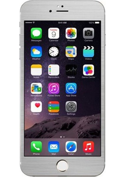 Bufalo iPhone 6 Plus Metal Kenarlı Cam Ekran Koruyucu Gri modelleri