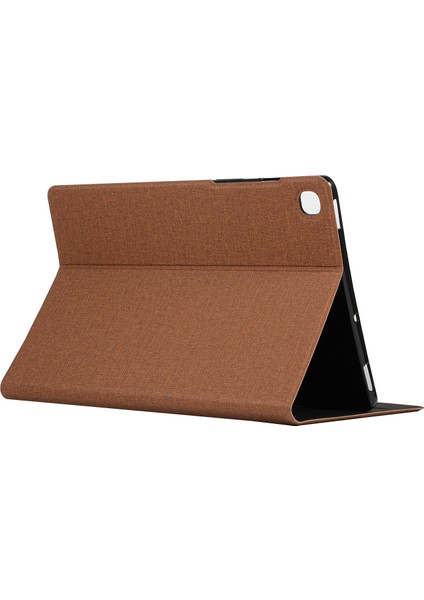 Kumaş Cilt Pu Deri Standı Samsung Galaxy Tab S6 Lite (2020) P610 P615 (2022 2024) Tablet Kılıfı (Yurt Dışından)