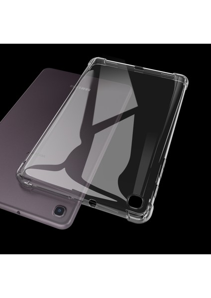Samsung Galaxy Tab A7 Lite 8.7 Inç Tpu Takviyeli Köşeler Şeffaf Tablet Kılıfı (Yurt Dışından)