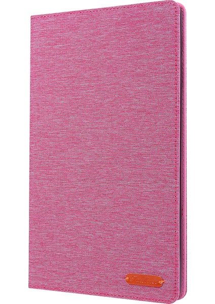 Kumaş Doku Kart Yuvaları Samsung Galaxy Tab A 10.1 (2019) T510 T515 Deri Standı Tablet Kılıfı (Yurt Dışından)