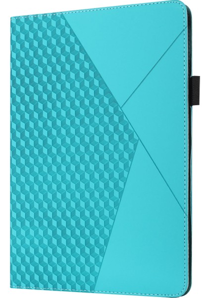 Eşkenar Dörtgen Deri Kart Yuvaları Samsung Galaxy Tab S6 Lite (2020) P615 P610 (2022 2024) Tablet Kılıfı (Yurt Dışından)