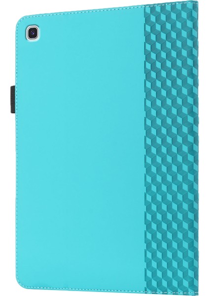 Eşkenar Dörtgen Deri Kart Yuvaları Samsung Galaxy Tab S6 Lite (2020) P615 P610 (2022 2024) Tablet Kılıfı (Yurt Dışından)