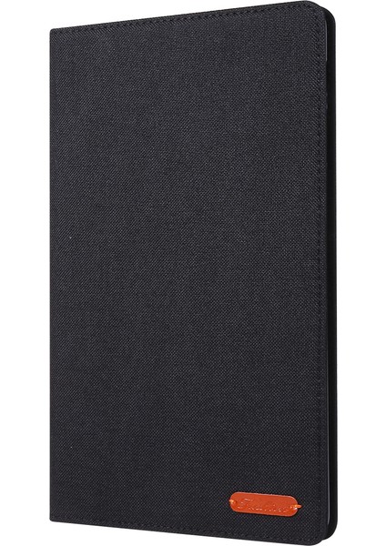 Kumaş Doku Kart Yuvaları Samsung Galaxy Tab A 10.1 (2019) T510 T515 Deri Standı Tablet Kılıfı (Yurt Dışından)