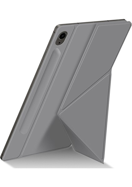 Samsung Galaxy Tab S9 Fe Manyetik V Katlama Standı Otomatik Uyku uyanma Tablet Kılıfı (Yurt Dışından)