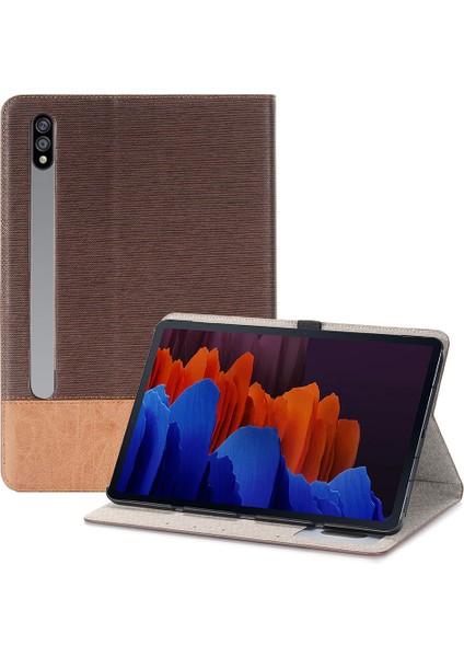 Seashell Digital Samsung Galaxy Tab S8 12.4 Inç Folio Çevirin Çizilmeye Dayanıklı Standı Cüzdan Otomatik Uyandırma Uyku Fonksiyonu Tablet Kılıfı (Yurt Dışından)