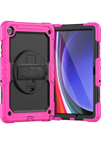 Samsung Galaxy Tab A9 SM X210 SM X216 SM X215 Koruyucu Pc Silikon Kick Stand Ekran Koruyucu Tablet Kılıfı (Yurt Dışından)