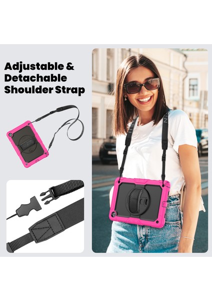 Samsung Galaxy Tab A9 SM X210 SM X216 SM X215 Koruyucu Pc Silikon Kick Stand Ekran Koruyucu Tablet Kılıfı (Yurt Dışından) fiyatları