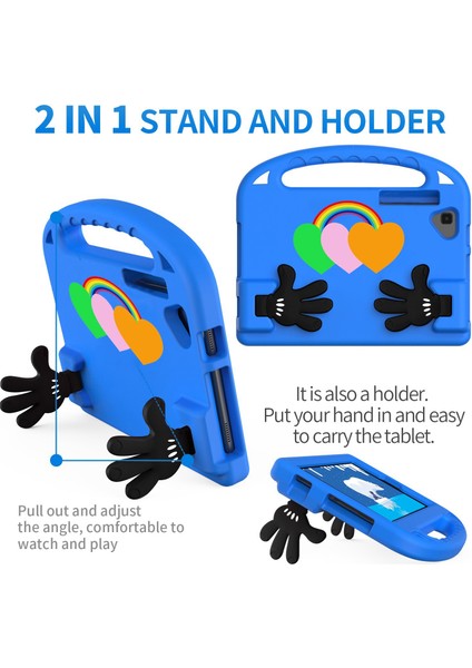 Samsung Galaxy Tab S6 Lite (2024 2022 (2020) SM P610 P615 Aşk Kalp Desenli Eva Tablet Kılıfı (Yurt Dışından) indirimleri