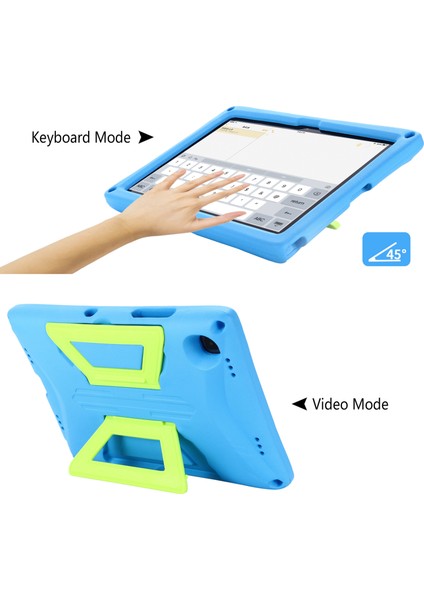 Samsung Galaxy Tab A7 10.4 (2022 2020) Sert Eva Pc Kickstand Omuz Askılı Tablet Kılıfı (Yurt Dışından)