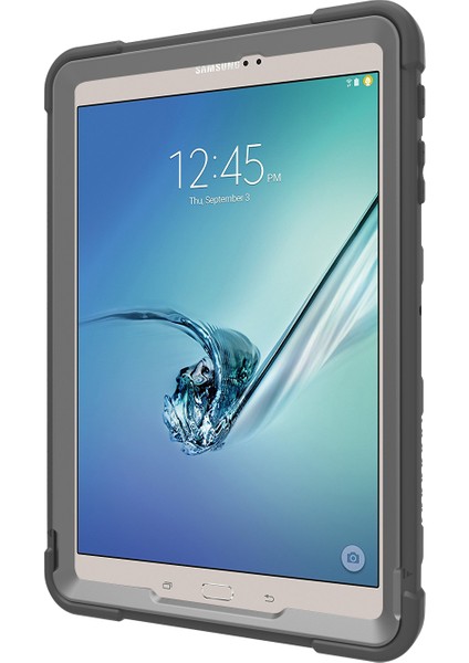 Anti Toz Hibrit Tpu Pc Koruyucu Samsung Galaxy Tab S2 9.7 T810 T815 SIYAH Tablet Kılıfı (Yurt Dışından)