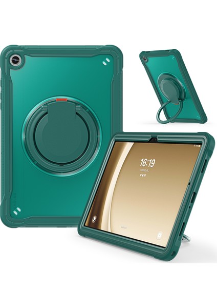 Samsung Galaxy Tab A9 SM X210 X216 X218 Çocuklar Koruyucu Saplı Kavrama Gece Yarısı Tablet Kılıfı (Yurt Dışından)