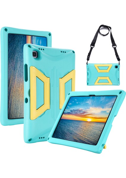 Seashell Digital Samsung Galaxy Tab A7 10.4 (2022 2020) Mnt Sert Eva Pc Kickstand Omuz Askılı Tablet Kılıfı (Yurt Dışından)