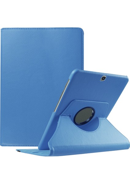 Samsung Galaxy Tab S2 9.7 Lychee Litchi Tahıl Deri Döner Stand Tablet Kılıfı (Yurt Dışından)