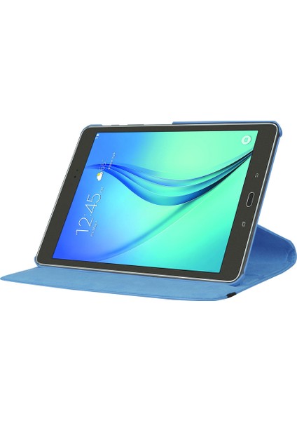 Samsung Galaxy Tab S2 9.7 Lychee Litchi Tahıl Deri Döner Stand Tablet Kılıfı (Yurt Dışından)