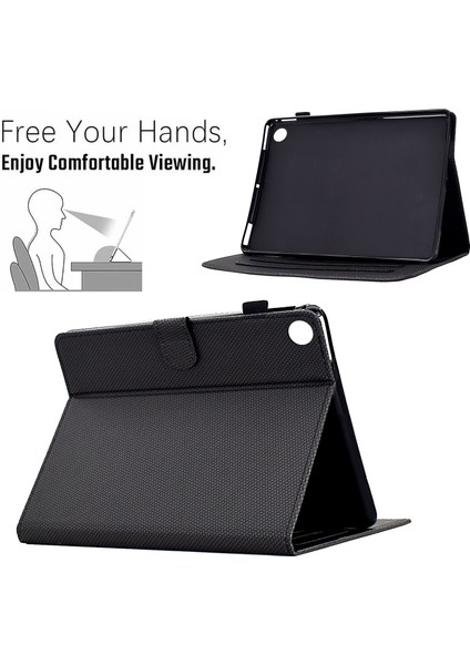 Samsung Galaxy Tab A9 Pu Deri Kart Yuvaları Standı Tablet Kılıfı (Yurt Dışından)