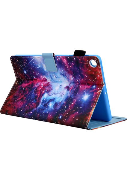 Desen Baskı Kart Tutucu Samsung Galaxy Tab A8 10.5 (2021) SM X200 X205 A8 10.5 (2022) YILDIZLI Gökyüzü Tablet Kılıfı (Yurt Dışından) indirimleri