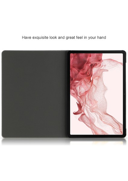Standı Samsung Galaxy Tab S9 Folio Flip Pu Deri Pc Koruyucu Tablet Kılıfı (Yurt Dışından)