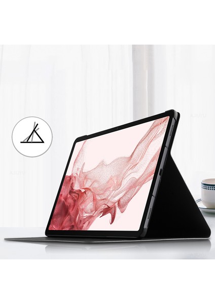 Standı Samsung Galaxy Tab S9 Folio Flip Pu Deri Pc Koruyucu Tablet Kılıfı (Yurt Dışından)