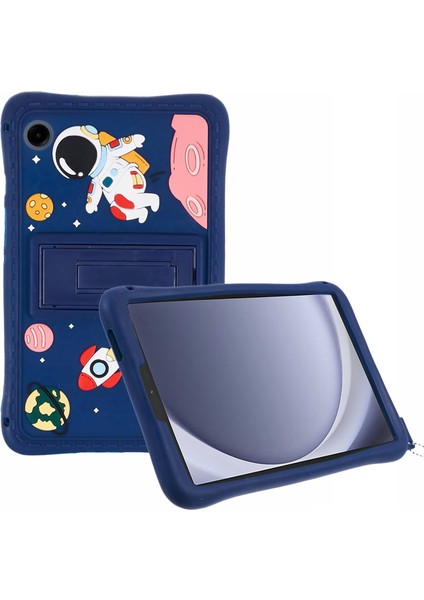 Samsung Galaxy Tab A9 Silikon Pc Astronot Tablet Kılıfı (Yurt Dışından)