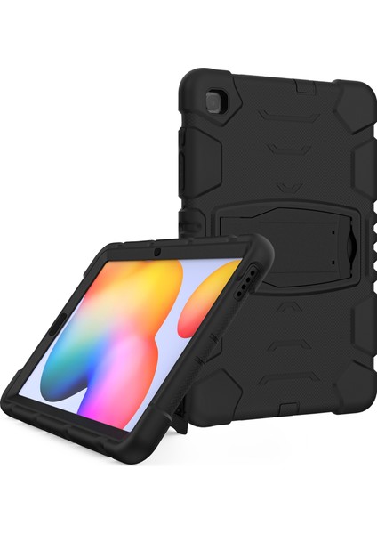 Pc Silikon Samsung Galaxy Tab S6 Lite (2024) P620 S6 Lite (2022) S6 Lite (2020) P610 P615 SIYAH Tablet Kılıfı (Yurt Dışından)