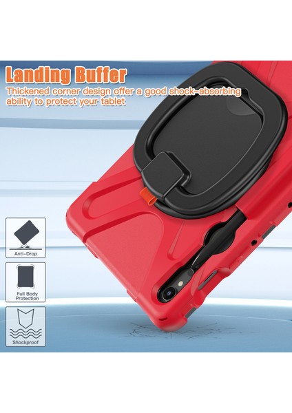 Samsung Galaxy Tab S9 Fe s9 s8 s7 Sert Pc Yumuşak Silikon Dönen Tablet Kılıfı (Yurt Dışından) fırsatları