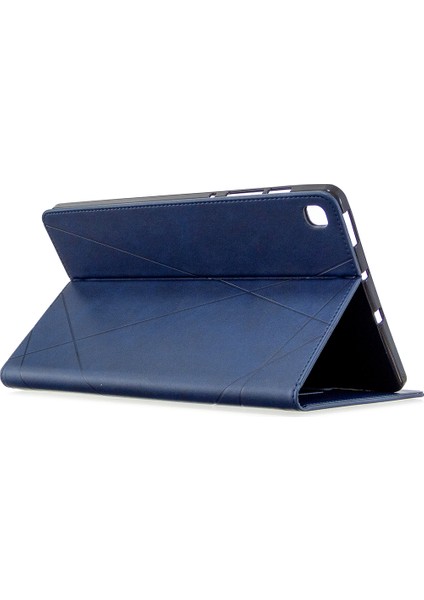 Geometrik Desen Standı Deri Akıllı Samsung Galaxy Tab S6 Lite (2020) P610 P615 (2022 2024) Tablet Kılıfı (Yurt Dışından)