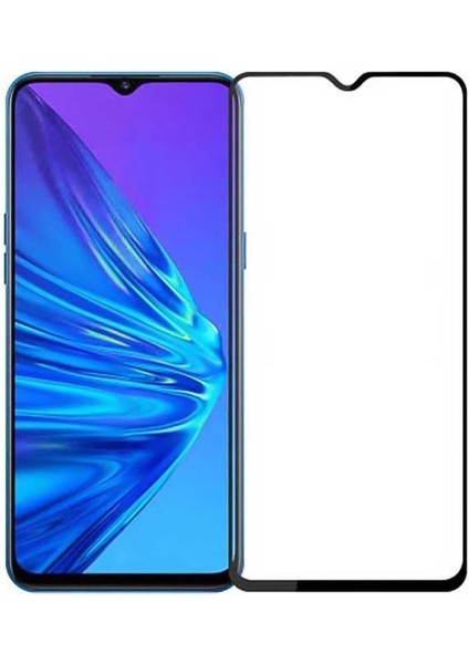 Bufalo Oppo A15 / A15S Ekran Koruyucu 5d Temperli Cam Siyah
