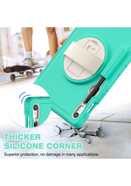 Samsung Galaxy Tab S9 Fe s7 T870 S8 X700 S9 X710 Pc Tpu Kalem Yuvası Nane Tablet Kılıfı (Yurt Dışından) indirimleri