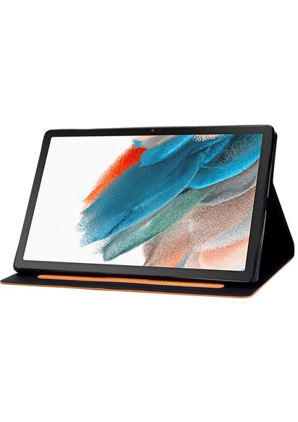 Samsung Galaxy Tab A8 10.5 (2021 2022) SM X205 SM X200 Deri Kart Tutucu Standı Tablet Kılıfı (Yurt Dışından)