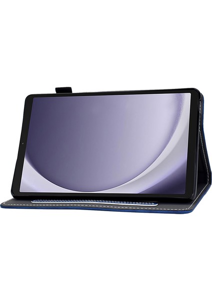 Samsung Galaxy Tab A9 Pu Deri Kart Yuvası Kalem Tutucu Standı Tablet Kılıfı (Yurt Dışından)