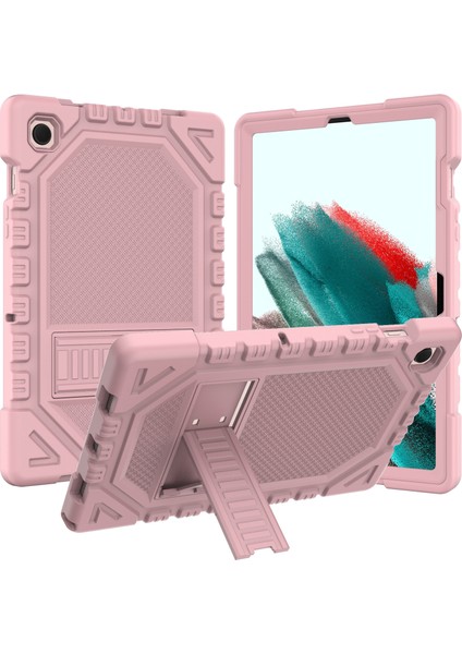 Samsung Galaxy Tab A8 10.5 (2021) A8 10.5 (2022) Kalınlaştırılmış Pc Silikon Iyi Korunmuş Kick Stand Tablet Kılıfı (Yurt Dışından)