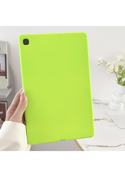 Samsung Galaxy Tab S6 Lite (2024 2022 (2020) P610 P615 Skin Touch Tpu Floresan Tablet Kılıfı (Yurt Dışından)