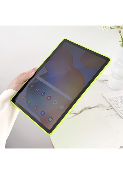 Samsung Galaxy Tab S6 Lite (2024 2022 (2020) P610 P615 Skin Touch Tpu Floresan Tablet Kılıfı (Yurt Dışından)