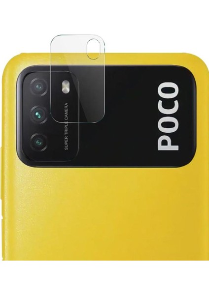 Xiaomi Poco M3 Kamera Lens Koruyucu Nano Cam Şeffaf Tam Kaplama modelleri