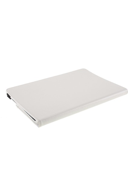 Samsung Galaxy Tab S6 SM T860 (Wi Fi) Döner Standlı Deri Koruyucu Beyaz Tablet Kılıfı (Yurt Dışından)