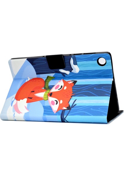 Samsung Galaxy Tab A9 Kart Tutucu Çizilmez Pu Tpu Tilki Tablet Kılıfı (Yurt Dışından) modelleri