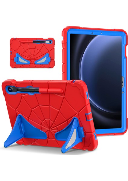 Samsung Galaxy Tab S7 s8 s9 SM X710 S9 Fe Örümcek Web Silikon Pc Sağlam Koruyucu Tablet Kılıfı (Yurt Dışından)