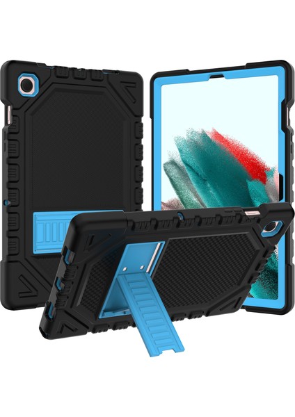 Samsung Galaxy Tab A8 10.5 (2021) A8 10.5 (2022) Kalınlaştırılmış Pc Silikon Korumalı Kickstand Tablet Kılıfı (Yurt Dışından)